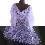 Châle couleur lavande