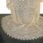 Châle beige - Châle russe
