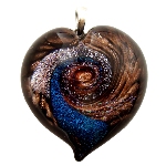 Grand Pendentif Coeur Murano 