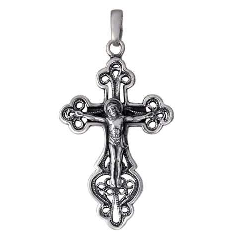 Crucifix russe - Croix orthodoxe pendentif