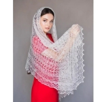 Étole Blanche en Laine - Mariage Hiver