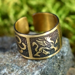 Bague talisman slave - Griffon