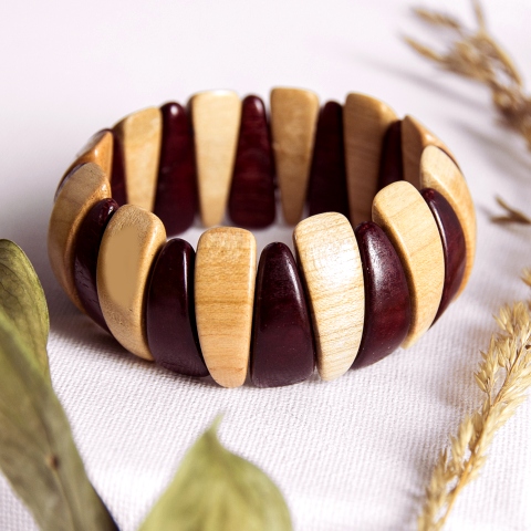 Bracelet en bois