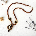 Collier en Bois pour Femme