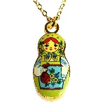 Collier enfant poupee Matriochka