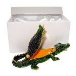 Crocodile - boite à bijou Faberge style