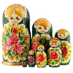 Matriochka grande taille - Kokoshnik