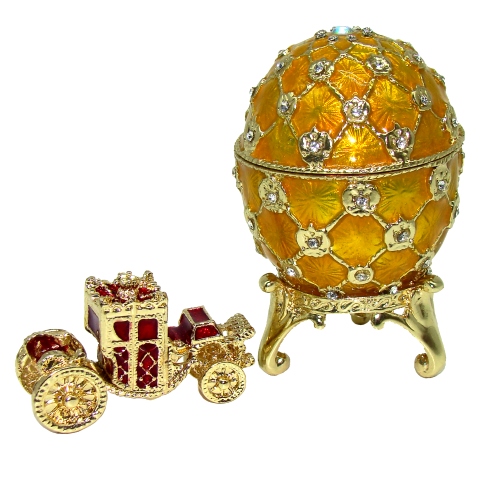 Œuf au carrosse du couronnement - copie Fabergé 1897