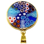 Pendentif Murano Millefiori