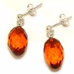 Boucles d'oreilles en ambre veritable