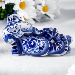 Figurine Chat en porcelaine - Marquis