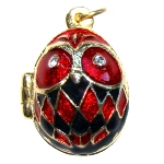 Pendentif Chouette - Oeuf copie Fabergé