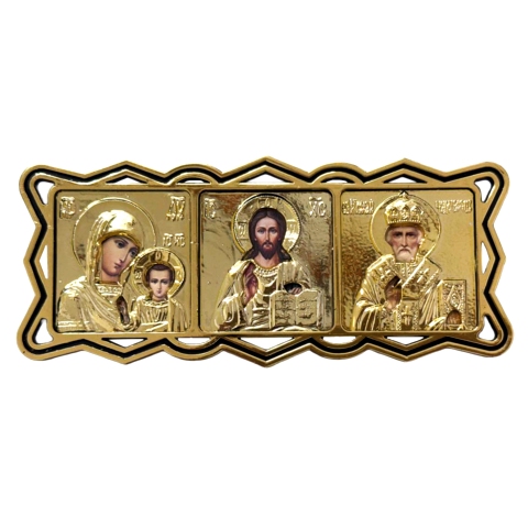 Petite Icône pour protection voiture - Triptyque