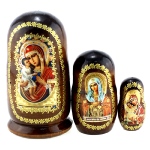 Matriochka religieux - La Vierge à l'Enfant