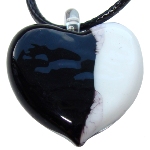 Coeur Murano - Pendentif 