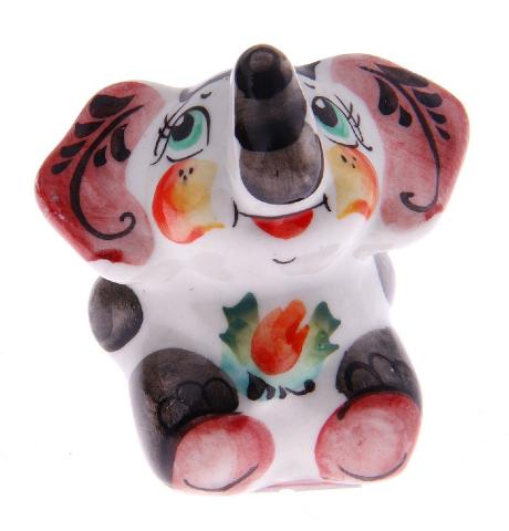 Figurine en porcelaine russe Gjel - Elephant