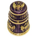 Dé à coudre de collection Fabergé - De Impérial mauve