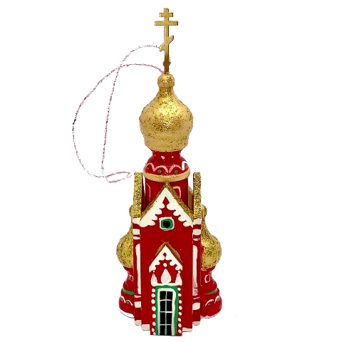 Décoration pour sapin de Noël - Eglise russe