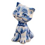 Figurine Chat en porcelaine russe Gjel