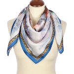 Foulard collection russe en soie - Joyeux Maslenitsa