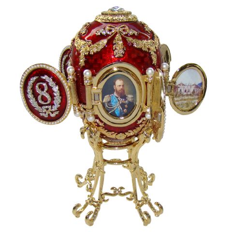 Oeuf du Caucase - copie Oeuf Fabergé