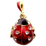 Pendentif forme Coccinelle - copie pendentif Fabergé