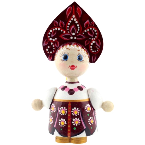 Poupee en costume folklorique russe