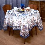 Nappe de table -  Panier de champignons