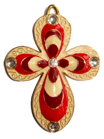 Pendentif Croix russe - Croix Orthodoxe