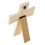 Croix crucifix en bois avec suspension