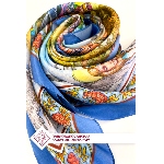 Foulard collection russe en soie - Protection de la Sainte Vierge Marie