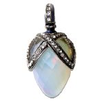 Copie Pendentif oeuf Faberge avec cristal - Opale