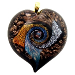 Pendentif Coeur Murano 