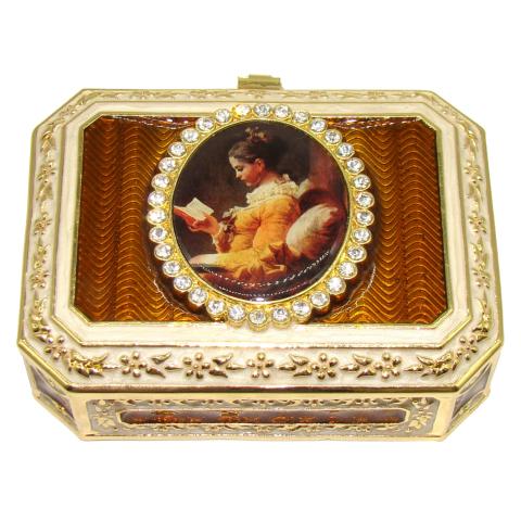 Tabatière de collection - La Liseuse de Fragonard