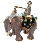 Elephant collection d'après surpris d'oeuf Fabergé