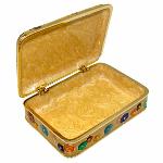 Boite collection en email Bulle d'or - réplique Étui Fabergé