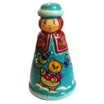 Fille de neige Figurine en bois