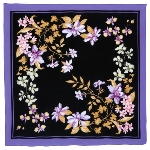 Foulard Russe en Soie - Carre en Soie Pure