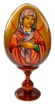 Icone de La Vierge Marie - Oeuf icone peinte