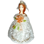 Poupée mariée en porcelaine