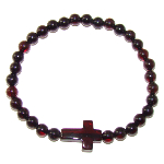 Bracelet en Ambre - Croix