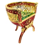 Chaise curule - copie boite Faberge