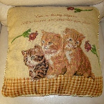 Housse de coussin Chats