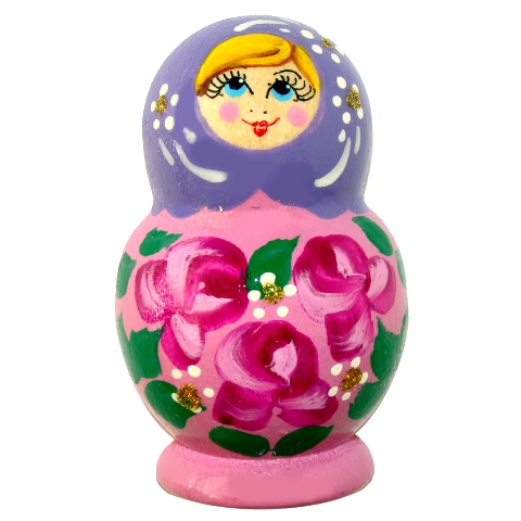 Magnet Frigo Original - Matriochka en bois peint