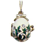 Petit ours - Pendentif Oeuf style Fabergé