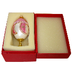 Boite à bijoux oeuf en coquille - inspiration oeuf Faberge