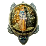 Boite russe peinte Palekh - La fille de neige
