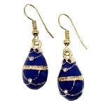 Boucles d'oreilles Faberge style