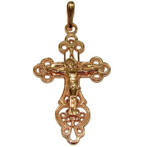Croix orthodoxe russe pendentif