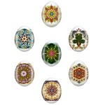 Décoration oeuf de Pâques - Motifs victoriens